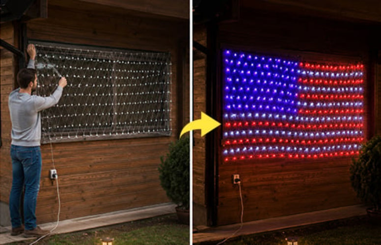 🔥LIMITED 50% OFF Today | 420 LED Flag String Lights – Turn Any Porch Or Party Space Into A Glowing Celebration Spot-8YF7