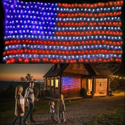 🔥LIMITED 50% OFF Today | 420 LED Flag String Lights – Turn Any Porch Or Party Space Into A Glowing Celebration Spot-8YF7