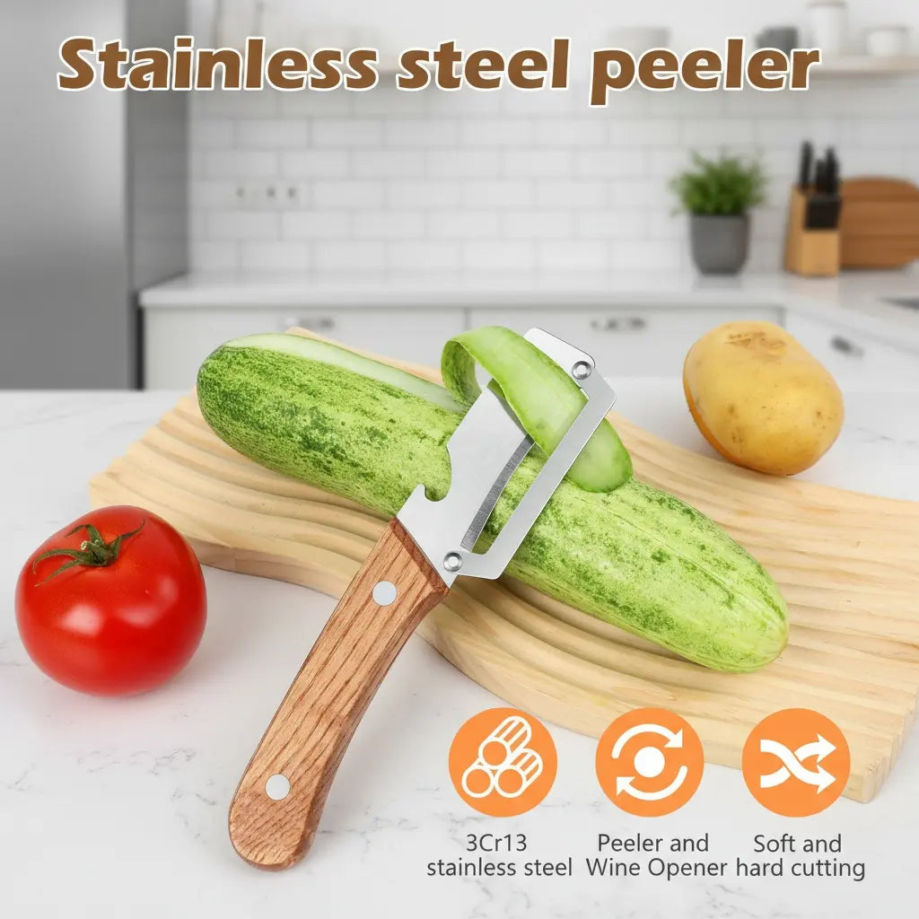 🏆🔥47K+ SOLD!🥇Multi-functional Kitchen Peeler | One Smooth Glide, Zero Hand Strain!🔪-8HJ9