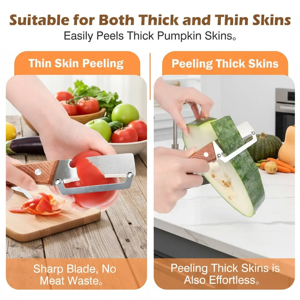 🏆🔥47K+ SOLD!🥇Multi-functional Kitchen Peeler | One Smooth Glide, Zero Hand Strain!🔪-8HJ9